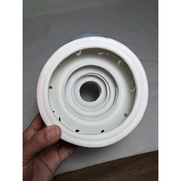 Retired PartyLite Celebration Cake Tealight Candle Holder Ceramic 7.5" - Picture 9 of 10